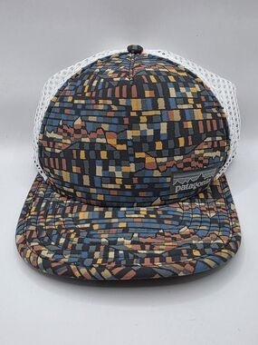Patagonia Trucker Hat Fitz Roy Patchwork Mens Cap